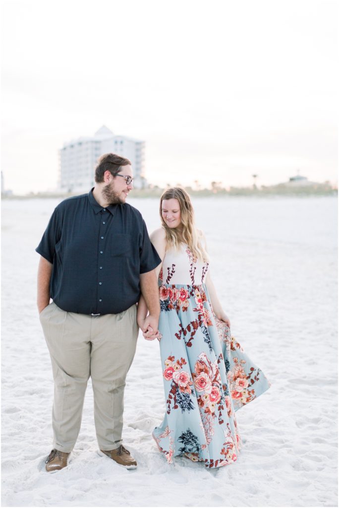 Engagement shoot on the beach